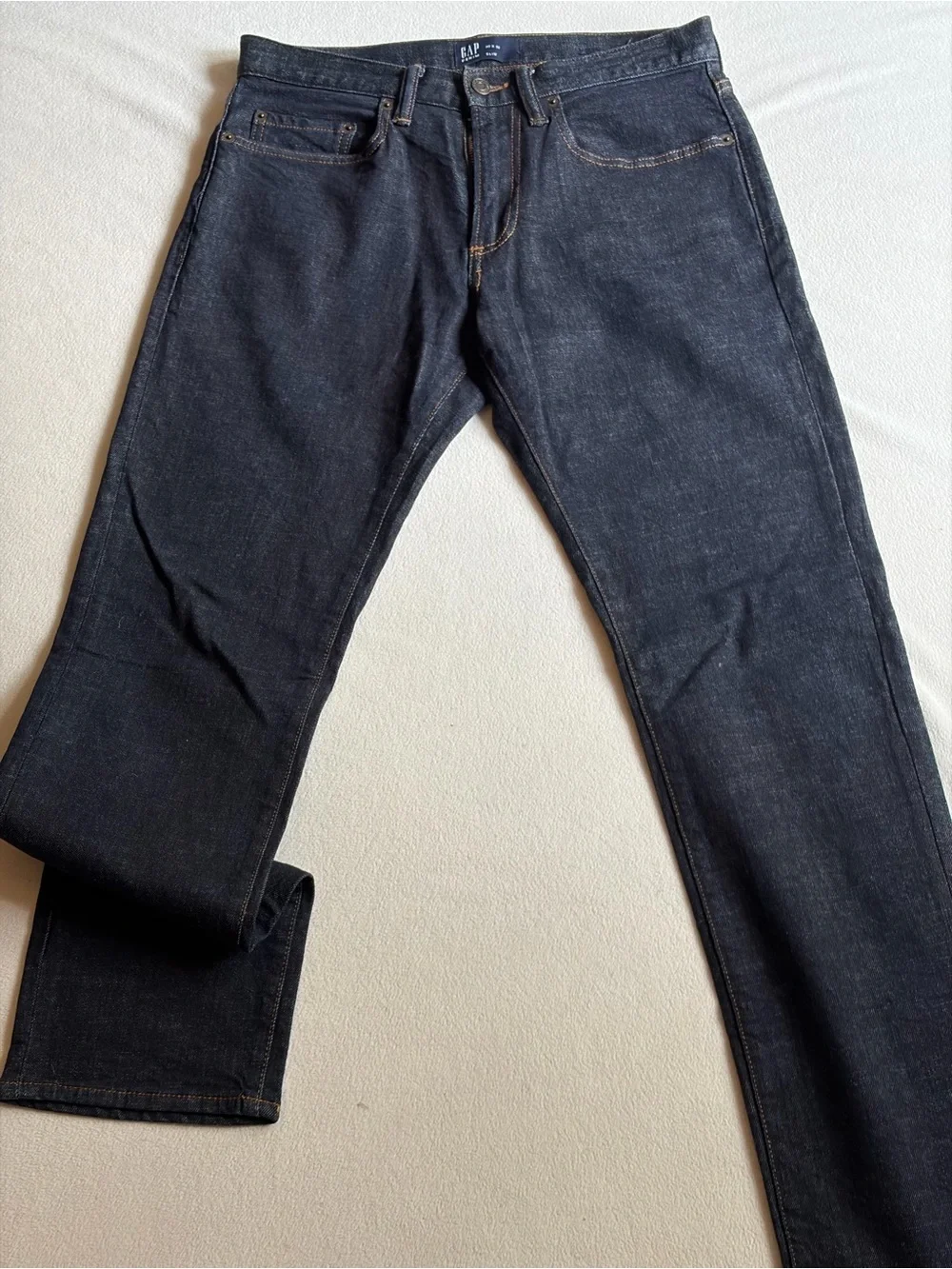 GAP Denim Slim Straight Jeans Men’s 30x32 Dark Wash Slim Fit